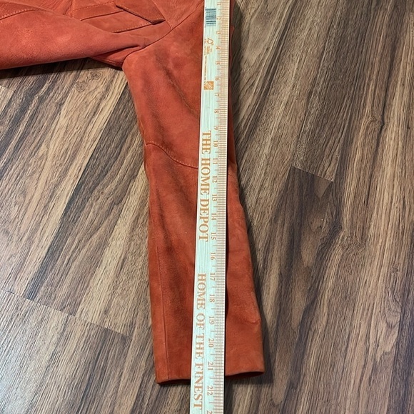 RARE Vintage ODE lamb suede 2pc Skirt set size S - Picture 8 of 14